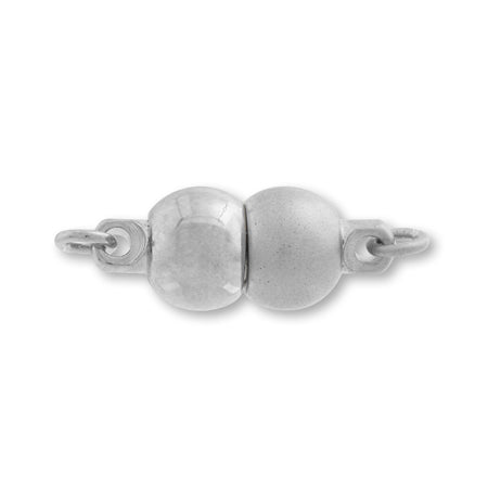Magnetic clasp No.15 Rhodium color/Soft silver