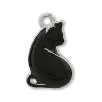 Charm Looking Back Cat Black/RC