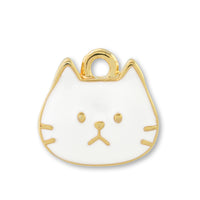 Charm silly cat white/G