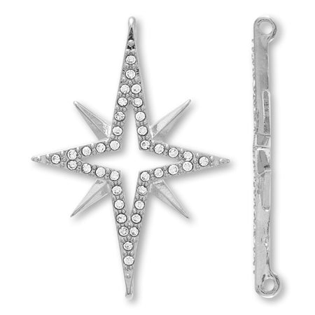Joint parts Pave Star 2 rings Crystal/RC