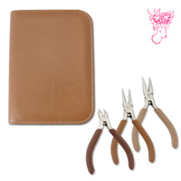 3-piece tool set brown