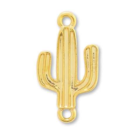 Charm cactus 2 rings gold