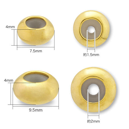 Silicone stopper gold