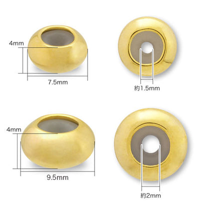 Silicone stopper gold