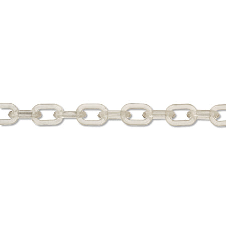 Plastic chain K-3 clear charcoal gray