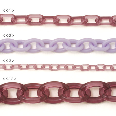 Plastic chain K-2 pink