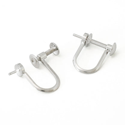 Earrings screw type center stand SV925