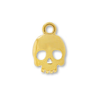 Charm skull gold