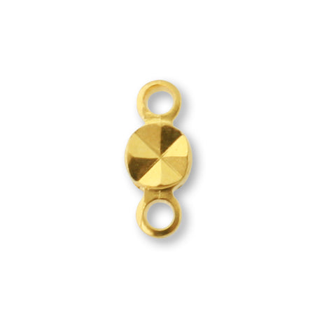 Joint Parts Round Cut Approx 6 × 2.5mm Gold