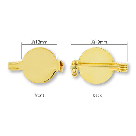 回転ピン 丸皿13mm付 ゴールド – 貴和製作所オンラインストア