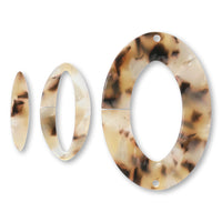 Silky Oval Dark Brown Marble (DKBN/MB) [Outlet]