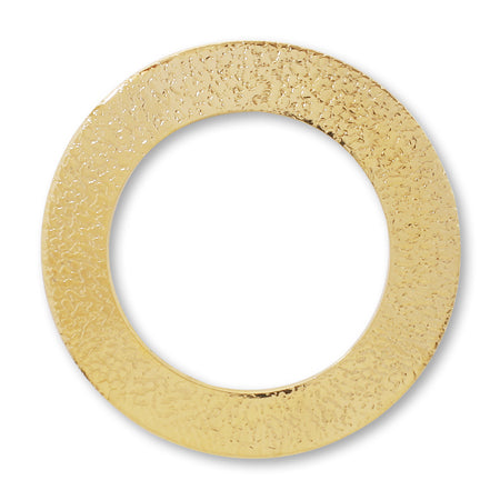 Metal parts curve circle gold