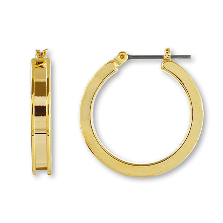Clay earring gold