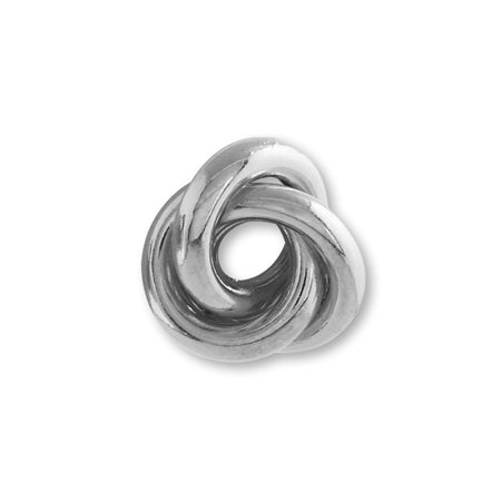 Metal parts triple ring No.1 rhodium color