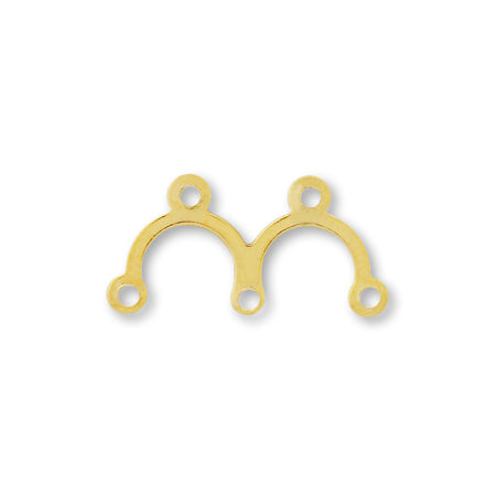 Arch-type-bar, two ren gold.