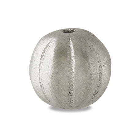 Czech Pumpkin Antique Silver