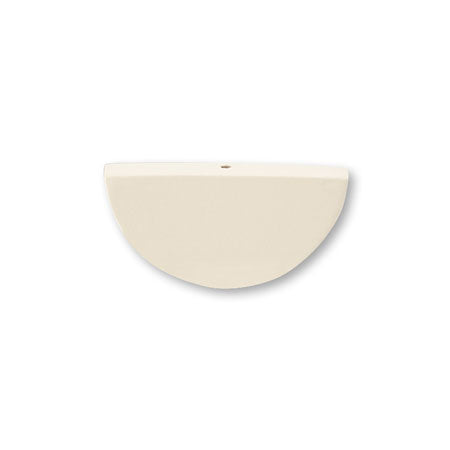Wood parts half round white [outlet]