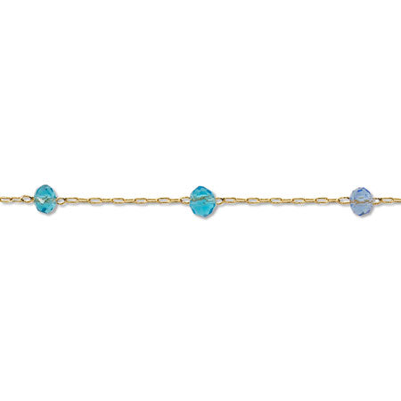 Bead chain blue gradation/G