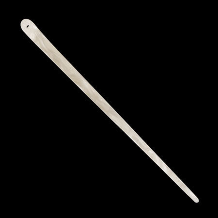 Hair fittings acrylic hairpin 1 hole No.2 white