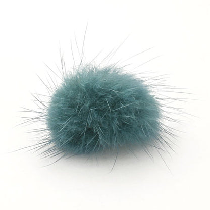 Mink ball can (closed mouth) Blue green [Outlet]