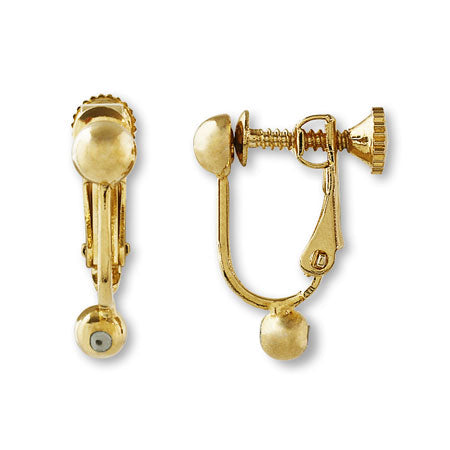 Earring converter screw spring post/hook gold
