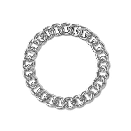 Metal chain parts ring IR110 rhodium color [Outlet]