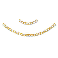 Metal chain parts curve IR180A Gold [Outlet]
