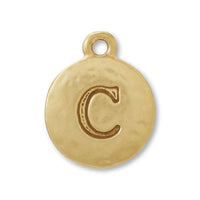 Charm Plate Envos Initial C Mat Gold