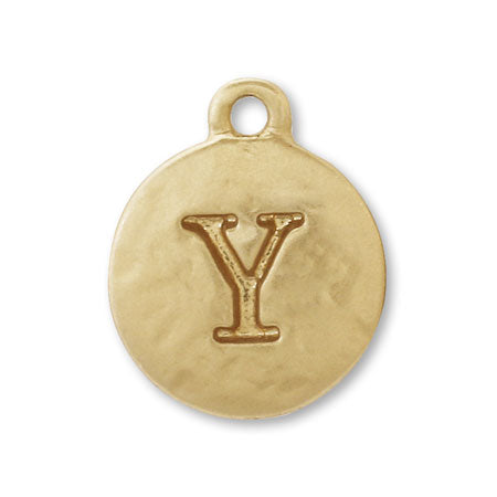 Charm Plate Envos Initial Y Matgold