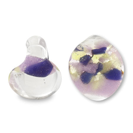 Teardrop beads tropical violet