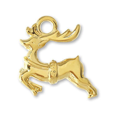 Charm Gallop Reindeer Gold