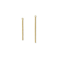 Metal stick twist 1 ring gold