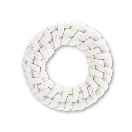 Rattan Parts Ring Round White [Outlet]