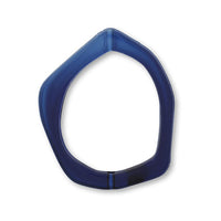 Acrylic ring deformed vertical hole Blue Marble [Outlet]