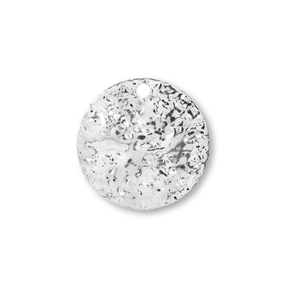 Metal Parts Emboss Round No.1 Rosium Color [Outlet]