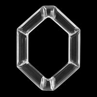 Acrylic German Ring Hexagon Crystal