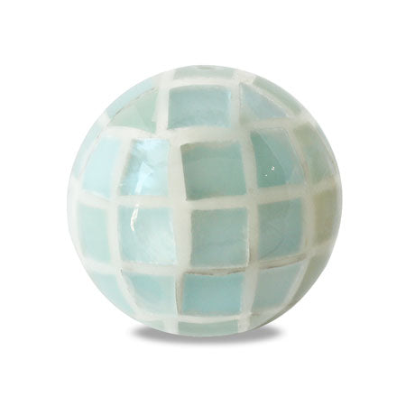 Mosaic shell round ball saxophone blue [outlet]