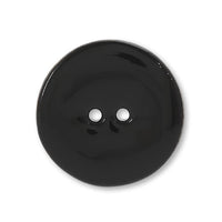 Coconut button round black [Outlet]