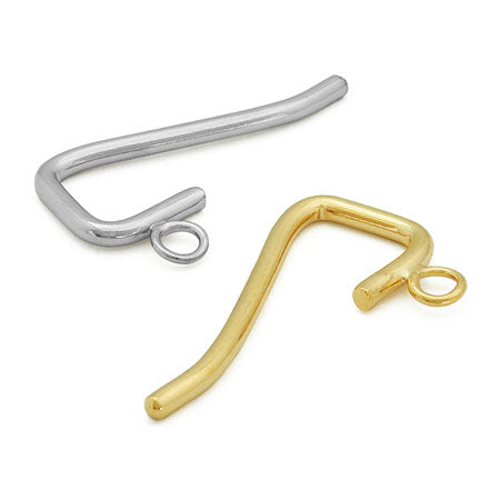Pony hook with ring gold