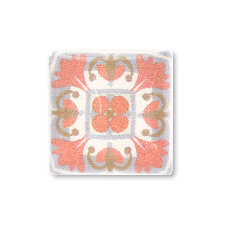 Acrylic Tile Folklore No.5 Coral [Outlet]