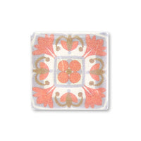 Acrylic Tile Folklore No.5 Coral [Outlet]