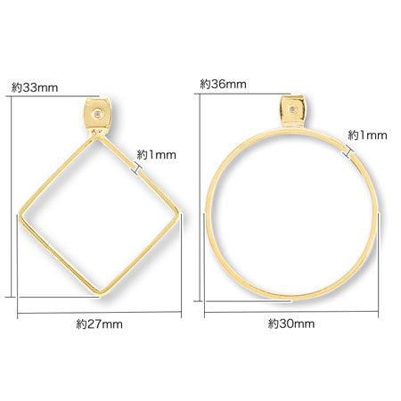 Design catch diamond hoop gold