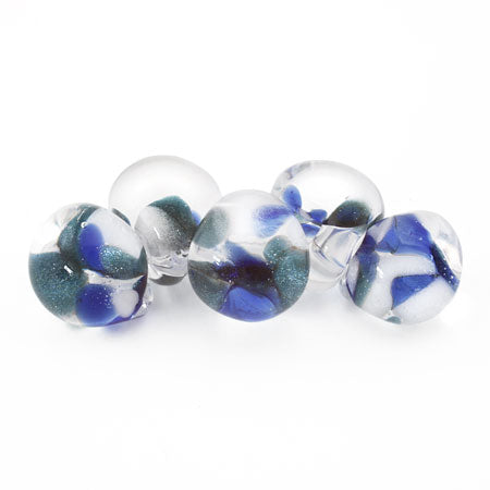 teardrop beads blue peak