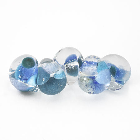 Teardrop beads blue paradise