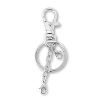 Bag / Key Charm No.4 rhodium color / nickel