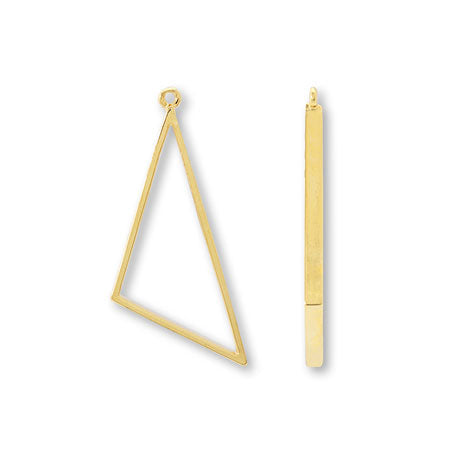 Resin frame triangle 1 Kan gold