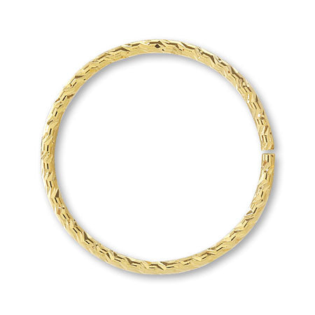 Design jump ring pattern line gold