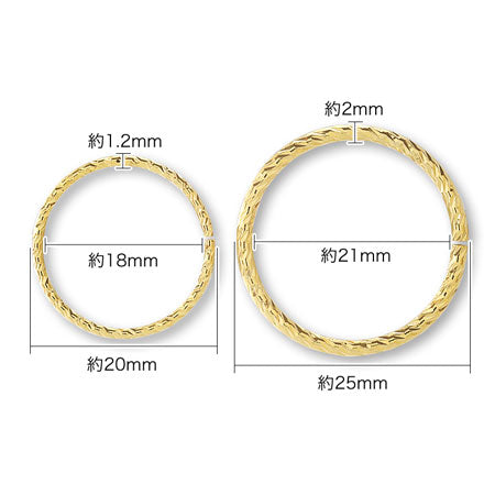 Design jump ring pattern line gold