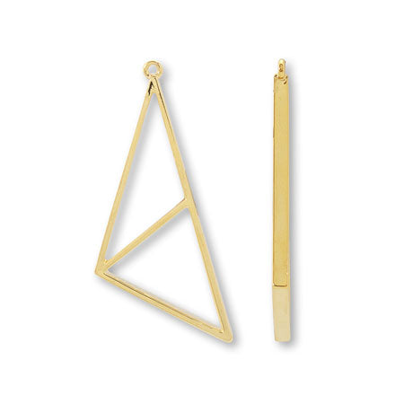 Resin frame triangle wall 1 ring gold