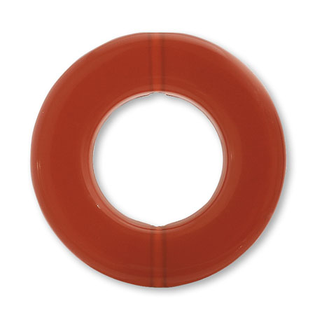Acrylyl, German ring round one, brick orange.